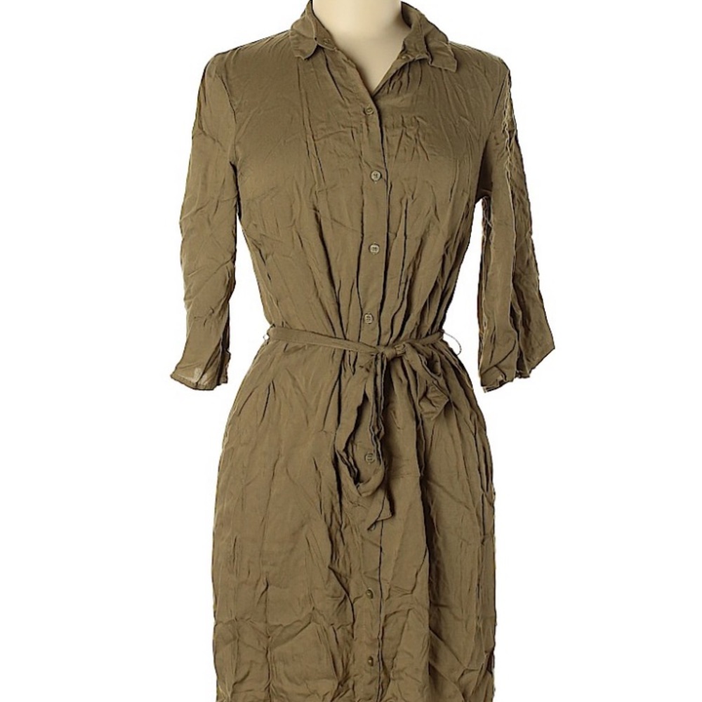 H&M Khaki Casual Dress